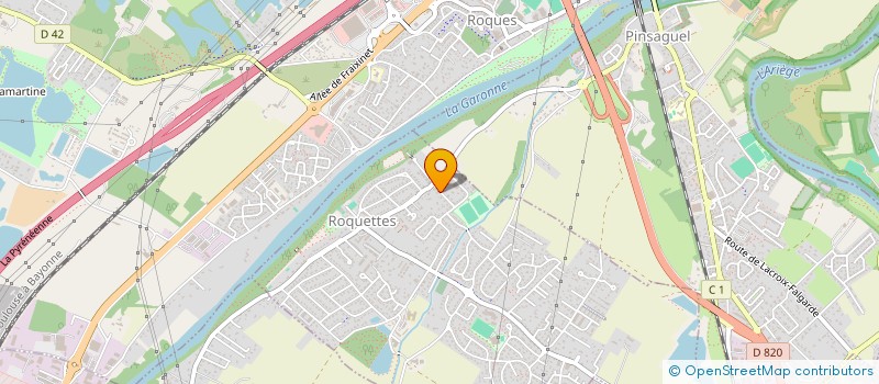 localisation de l'entreprise MONSIEUR HUGO GARCIA à ROQUETTES