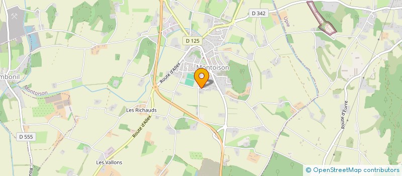 localisation de l'entreprise MONSIEUR HUGO GAUTHIER  MONTOISON