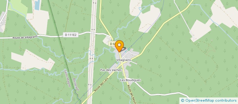 localisation de l'entreprise MONSIEUR HUGO GERARD  CABANAC-ET-VILLAGRAINS