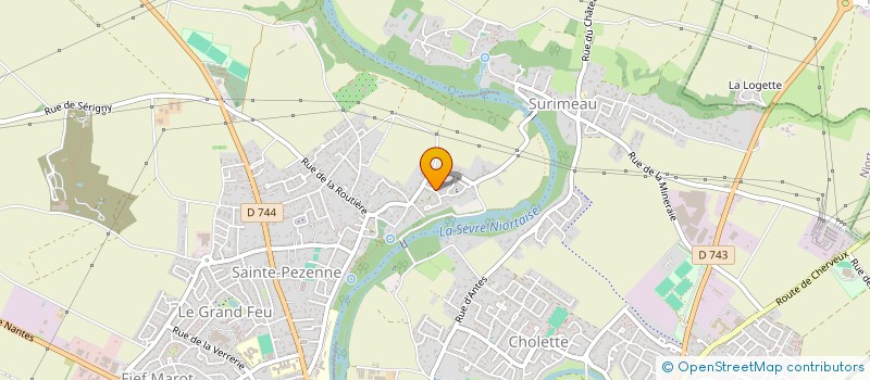 localisation de l'entreprise MONSIEUR HUGO GERMAIN à NIORT
