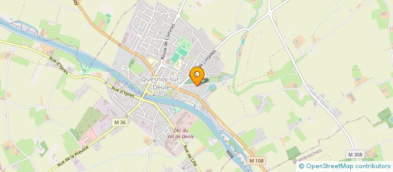 localisation de l'entreprise MONSIEUR HUGO GHESQUIERE  QUESNOY-SUR-DEULE