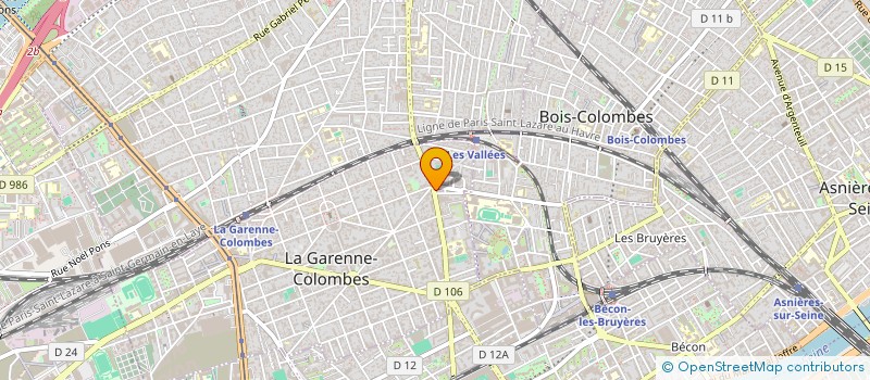 localisation de l'entreprise MONSIEUR HUGO GILBERT à LA GARENNE-COLOMBES