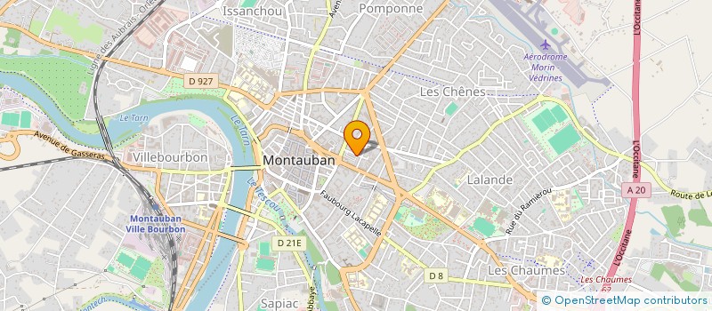 localisation de l'entreprise MONSIEUR HUGO GILET  MONTAUBAN