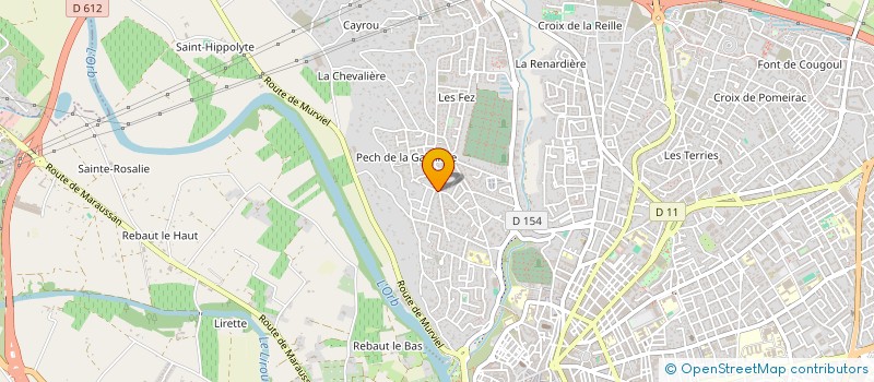 localisation de l'entreprise MONSIEUR HUGO GILET--HENRIQUES VAZ  BEZIERS