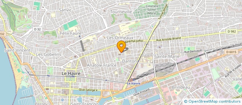 localisation de l'entreprise MONSIEUR HUGO GILLES  LE HAVRE