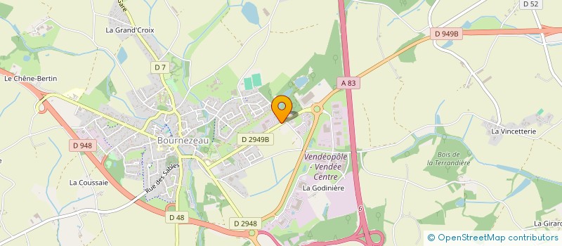 localisation de l'entreprise MONSIEUR HUGO GILLIER  BOURNEZEAU