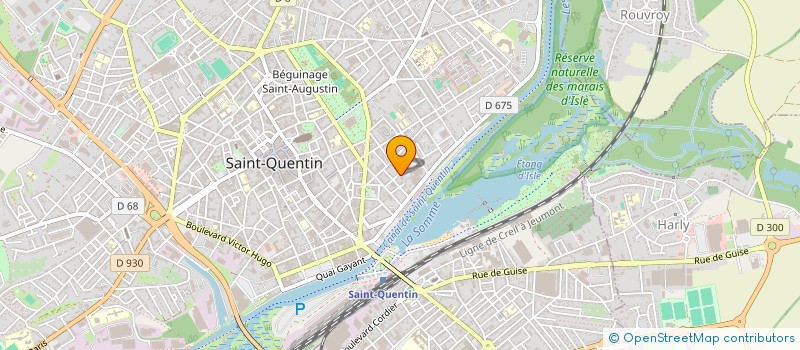 localisation de l'entreprise MONSIEUR HUGO GIOVANNINI à SAINT-QUENTIN