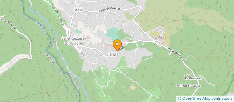 localisation de l'entreprise MONSIEUR HUGO GIRARD à SAINT-CEZAIRE-SUR-SIAGNE