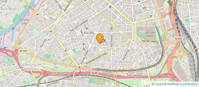 localisation de l'entreprise MONSIEUR HUGO GIRARD à LILLE