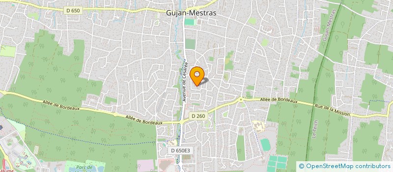 localisation de l'entreprise MONSIEUR HUGO GIRERD  GUJAN-MESTRAS