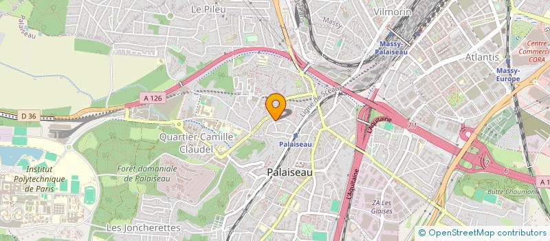 localisation de l'entreprise MONSIEUR HUGO GISQUET à PALAISEAU
