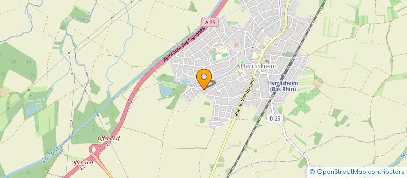 localisation de l'entreprise MONSIEUR HUGO GONCALVES  OFFENDORF