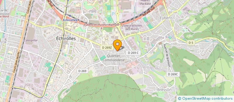 localisation de l'entreprise MONSIEUR HUGO GONZALEZ à ECHIROLLES