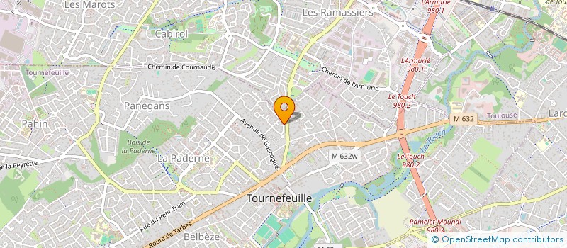 localisation de l'entreprise MONSIEUR HUGO GOSSELIN  TOURNEFEUILLE