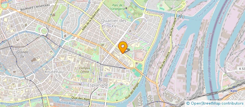 localisation de l'entreprise MONSIEUR HUGO GOUNON  STRASBOURG