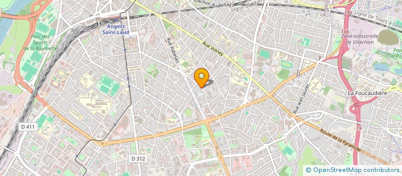 localisation de l'entreprise MONSIEUR HUGO GRANA à ANGERS