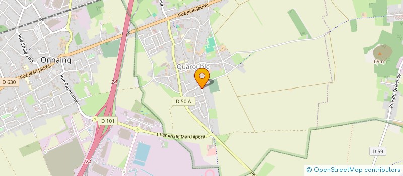 localisation de l'entreprise MONSIEUR HUGO GRATTEPANCHE  QUAROUBLE