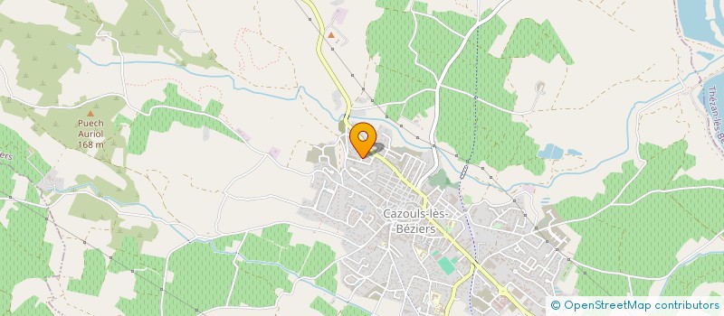 localisation de l'entreprise MONSIEUR HUGO GREGOIRE  CAZOULS-LES-BEZIERS