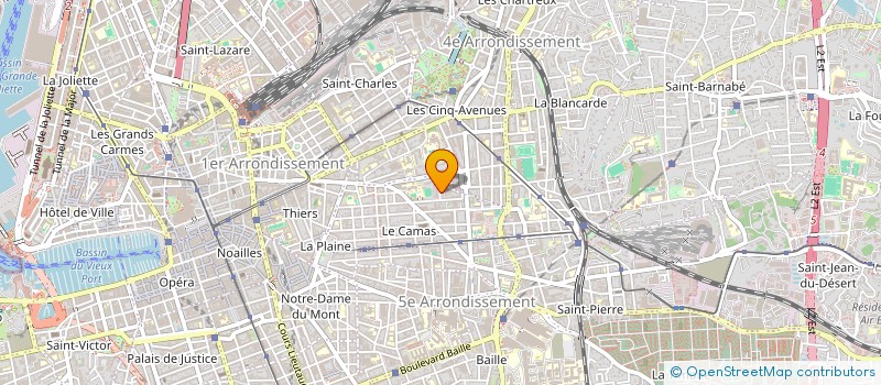 localisation de l'entreprise MONSIEUR HUGO GROUARD  MARSEILLE