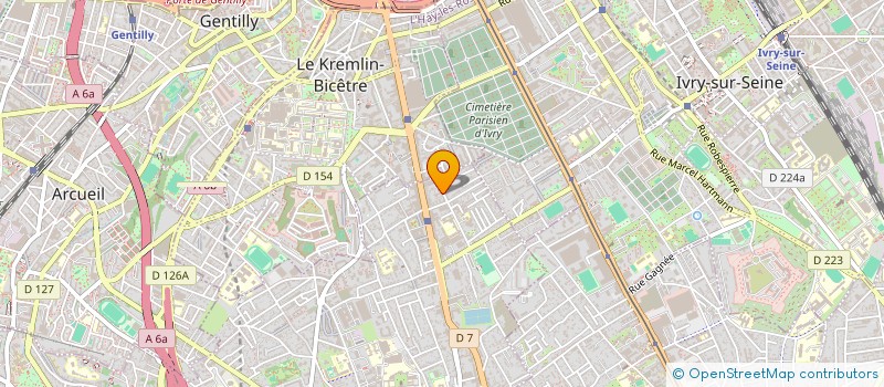 localisation de l'entreprise MONSIEUR HUGO GUEFFIER  VILLEJUIF