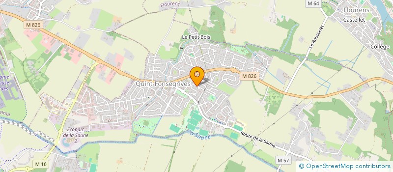 localisation de l'entreprise MONSIEUR HUGO GUERRERO  QUINT-FONSEGRIVES