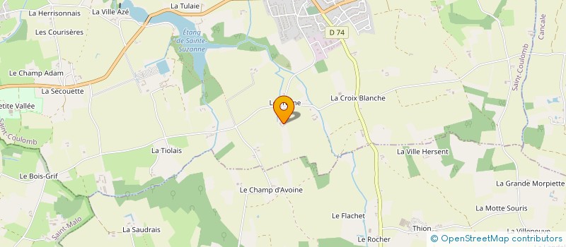 localisation de l'entreprise MONSIEUR HUGO GUESSAIMI  SAINT-COULOMB