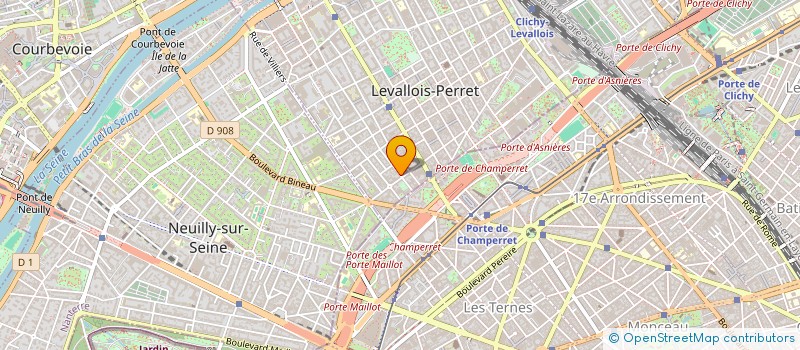 localisation de l'entreprise MONSIEUR HUGO GUIBARD à LEVALLOIS-PERRET