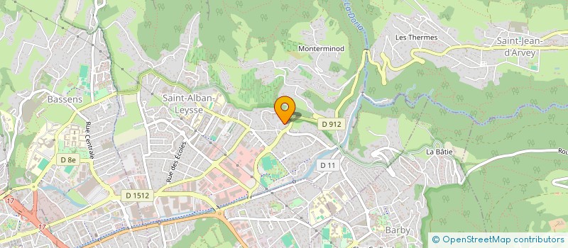 localisation de l'entreprise MONSIEUR HUGO GUIDETTI  SAINT-ALBAN-LEYSSE