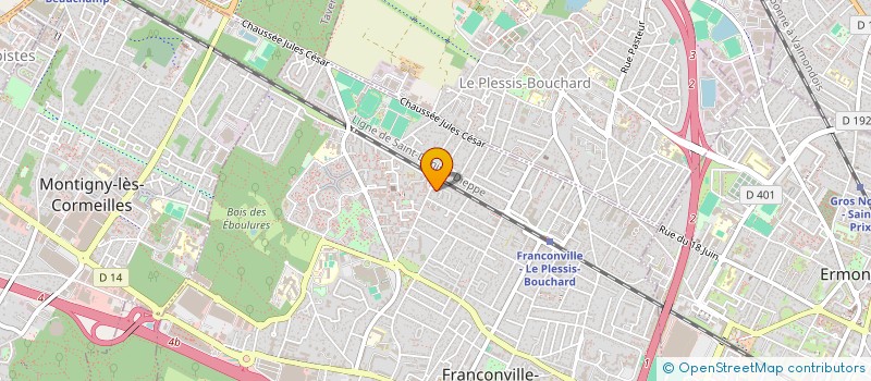 localisation de l'entreprise MONSIEUR HUGO GUIGNARD  FRANCONVILLE