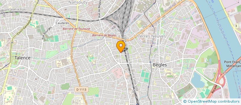 localisation de l'entreprise MONSIEUR HUGO GUIMON à BEGLES
