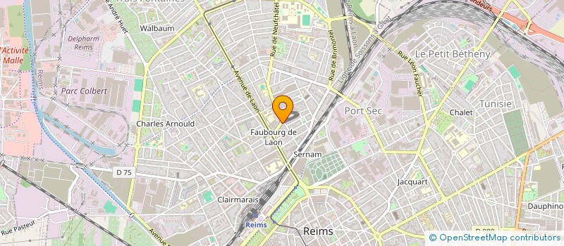 localisation de l'entreprise MONSIEUR HUGO HAMMERER  REIMS