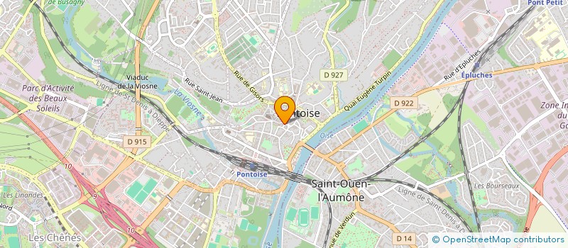 localisation de l'entreprise MONSIEUR HUGO HARFOUCHE  PONTOISE