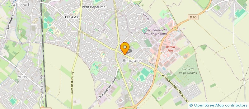 localisation de l'entreprise MONSIEUR HUGO HAVET  BEAURAINS