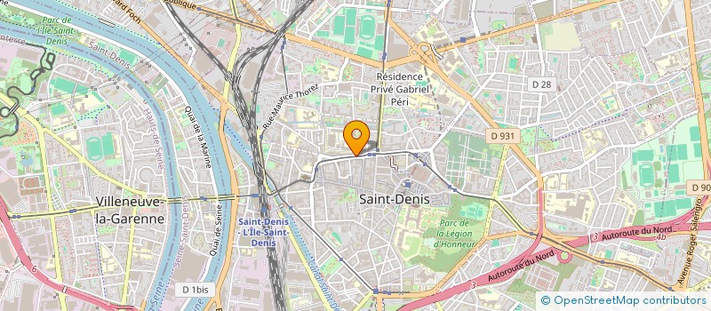 localisation de l'entreprise MONSIEUR HUGO HERINGER  SAINT-DENIS