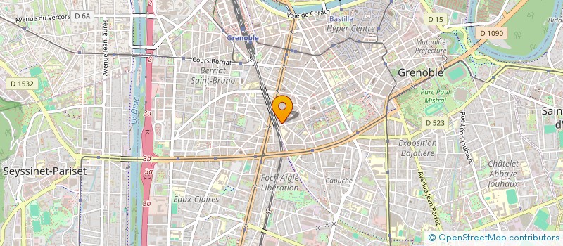 localisation de l'entreprise MONSIEUR HUGO HERVE à GRENOBLE