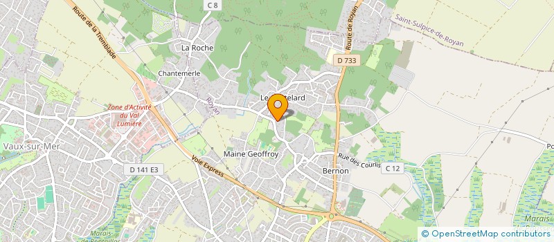 localisation de l'entreprise MONSIEUR HUGO HEYNARD à ROYAN