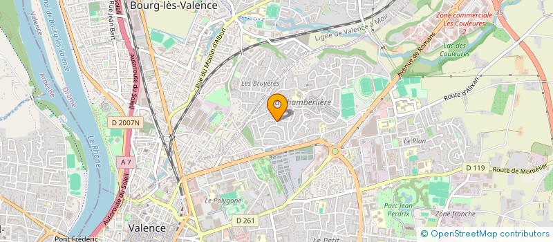localisation de l'entreprise MONSIEUR HUGO HILAIRE  VALENCE