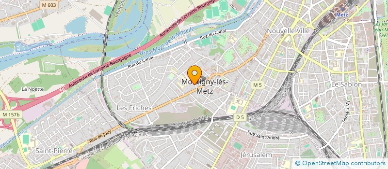 localisation de l'entreprise MONSIEUR HUGO HILL à MONTIGNY-LES-METZ