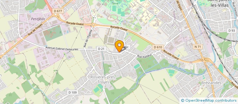 localisation de l'entreprise MONSIEUR HUGO HILLERA  ROSIERES-PRES-TROYES