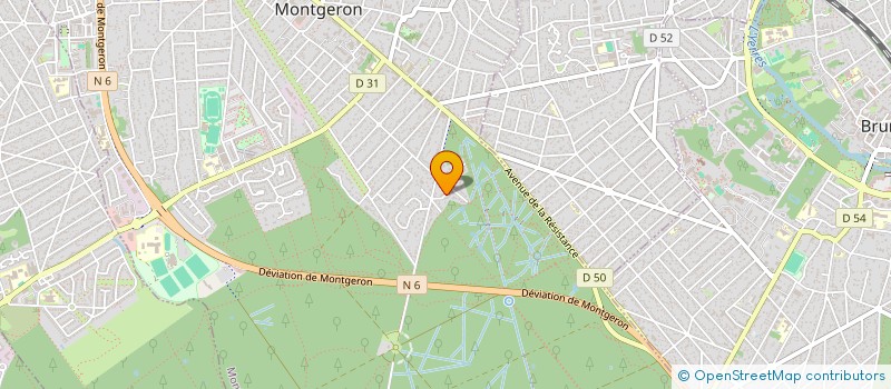 localisation de l'entreprise MONSIEUR HUGO HOUINSOU  MONTGERON