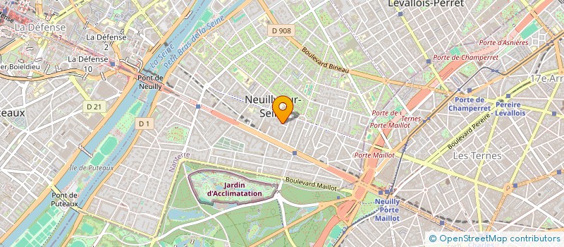 localisation de l'entreprise MONSIEUR HUGO HOURI à NEUILLY-SUR-SEINE