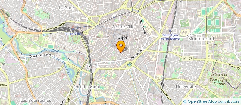 localisation de l'entreprise MONSIEUR HUGO HUYGHE  DIJON