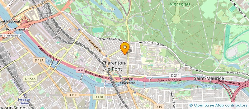 localisation de l'entreprise MONSIEUR HUGO HUYVENAAR  CHARENTON-LE-PONT