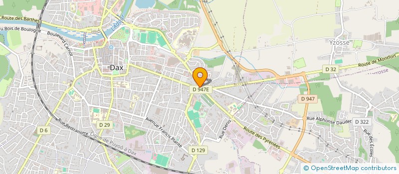 localisation de l'entreprise MONSIEUR HUGO IBANEZ  DAX