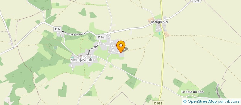 localisation de l'entreprise MONSIEUR HUGO IGER  MONTJAVOULT