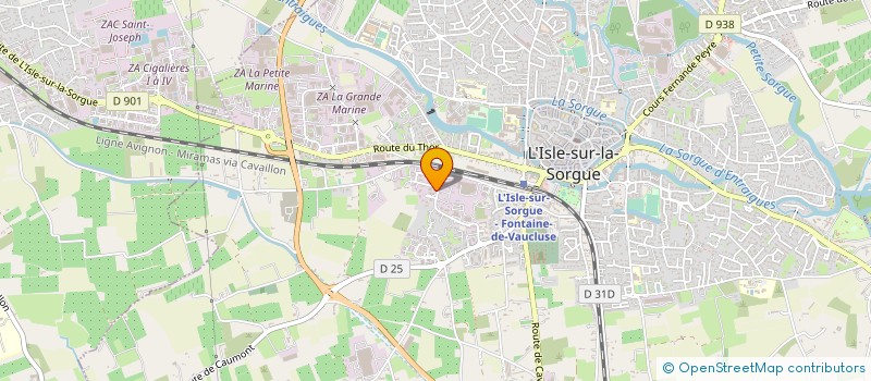 localisation de l'entreprise MONSIEUR HUGO INVERNIZZI à L'ISLE-SUR-LA-SORGUE
