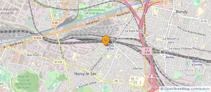 localisation de l'entreprise MONSIEUR HUGO IZORCHES à NOISY-LE-SEC