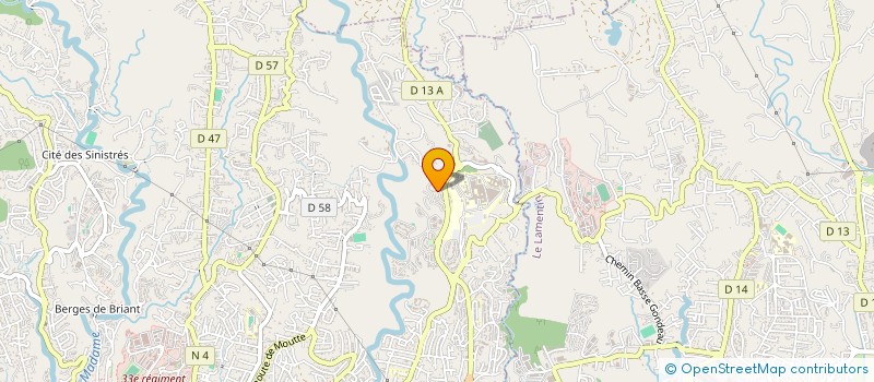 localisation de l'entreprise MONSIEUR HUGO JACQUET  FORT-DE-FRANCE