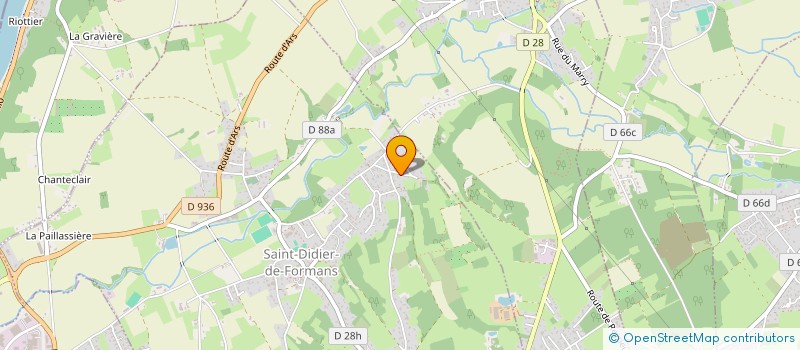 localisation de l'entreprise MONSIEUR HUGO JANIN  SAINT-DIDIER-DE-FORMANS