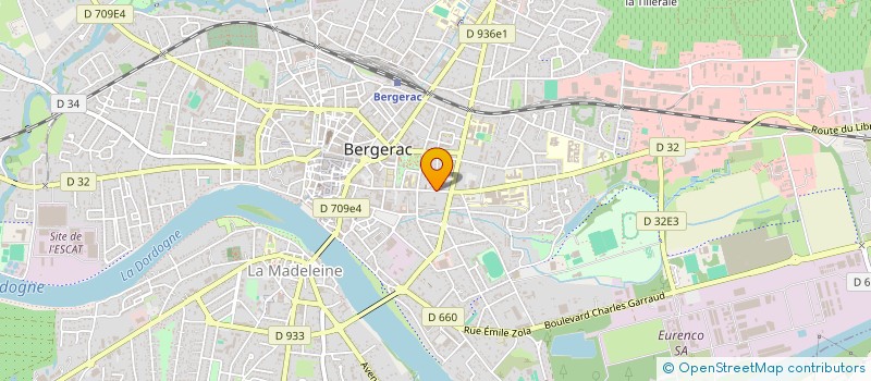 localisation de l'entreprise MONSIEUR HUGO JANSSEN à BERGERAC